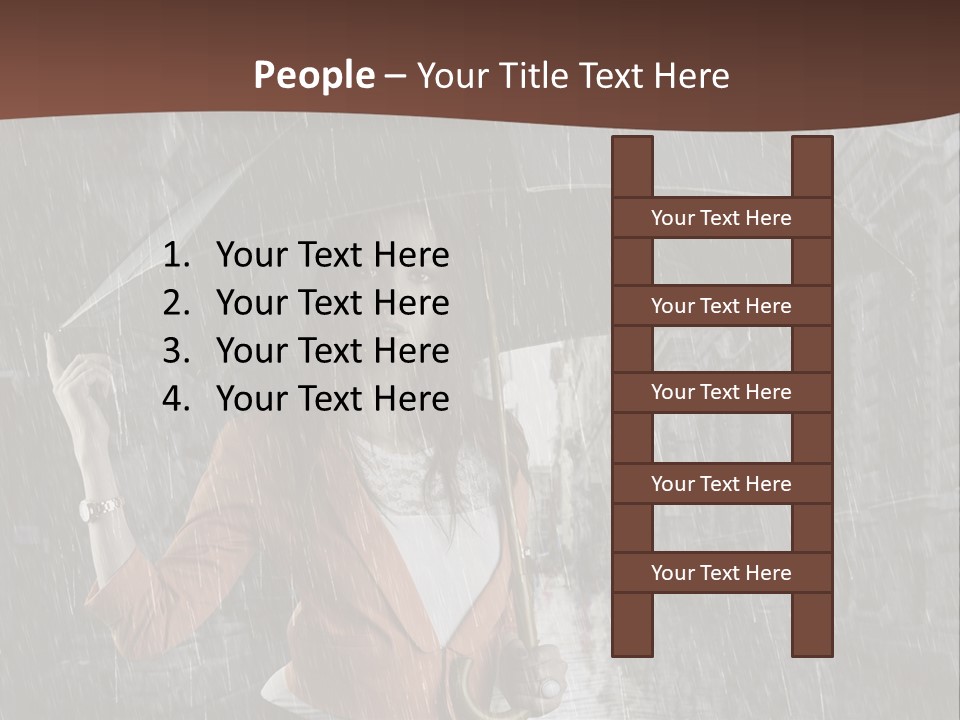 Fashion Face Cute PowerPoint Template