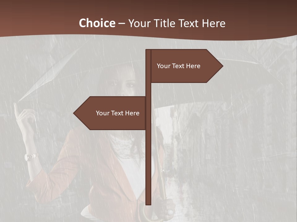 Fashion Face Cute PowerPoint Template