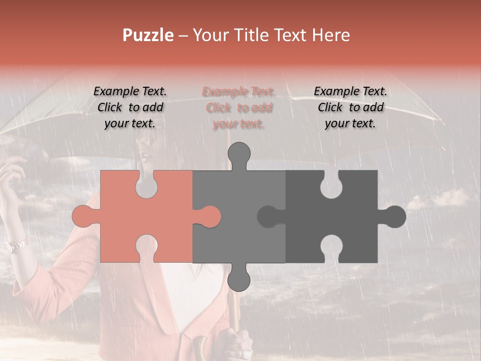 One Jacket Make Up PowerPoint Template