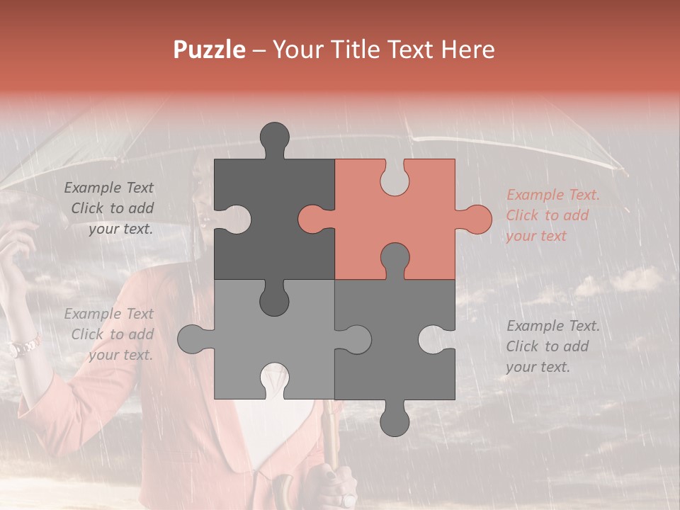 One Jacket Make Up PowerPoint Template