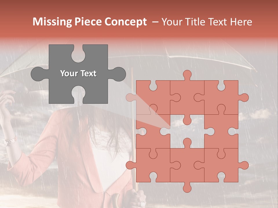 One Jacket Make Up PowerPoint Template