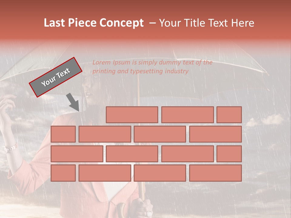 One Jacket Make Up PowerPoint Template