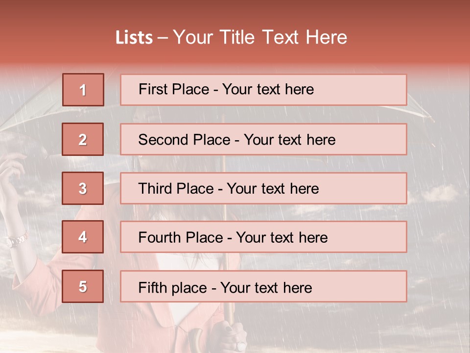 One Jacket Make Up PowerPoint Template