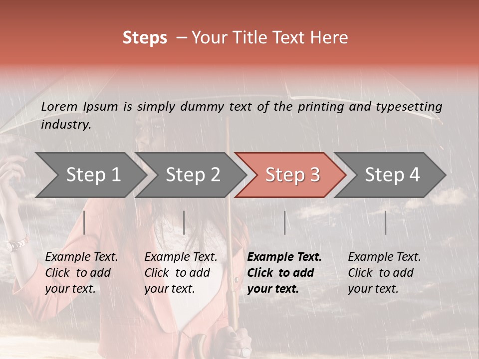 One Jacket Make Up PowerPoint Template