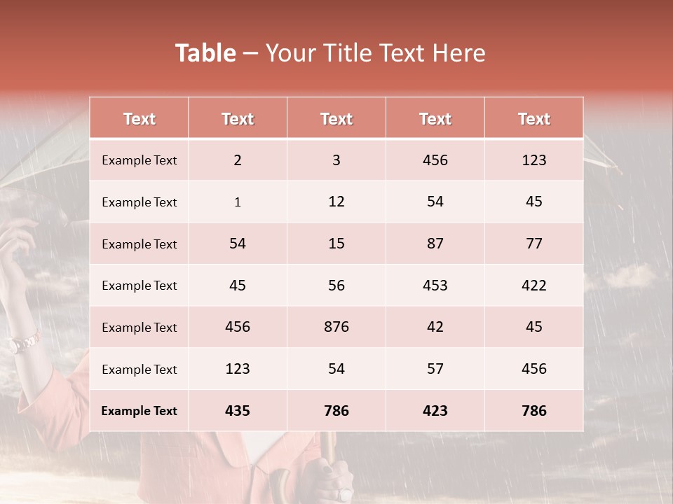 One Jacket Make Up PowerPoint Template