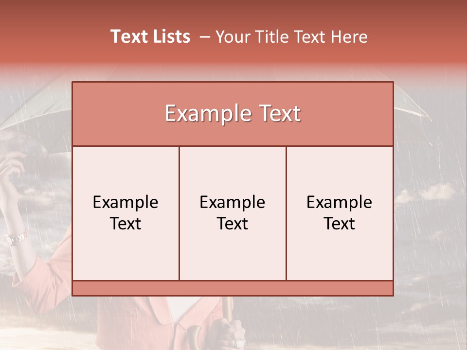 One Jacket Make Up PowerPoint Template
