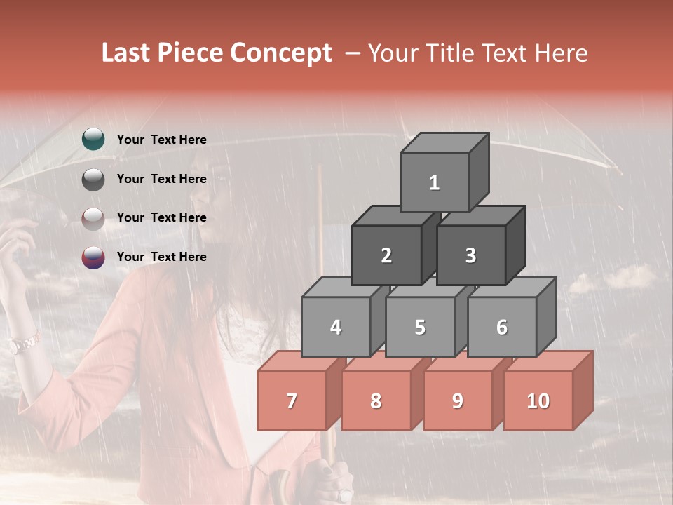 One Jacket Make Up PowerPoint Template