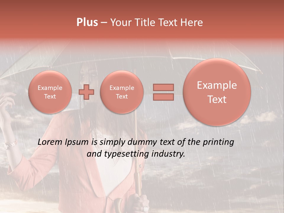 One Jacket Make Up PowerPoint Template