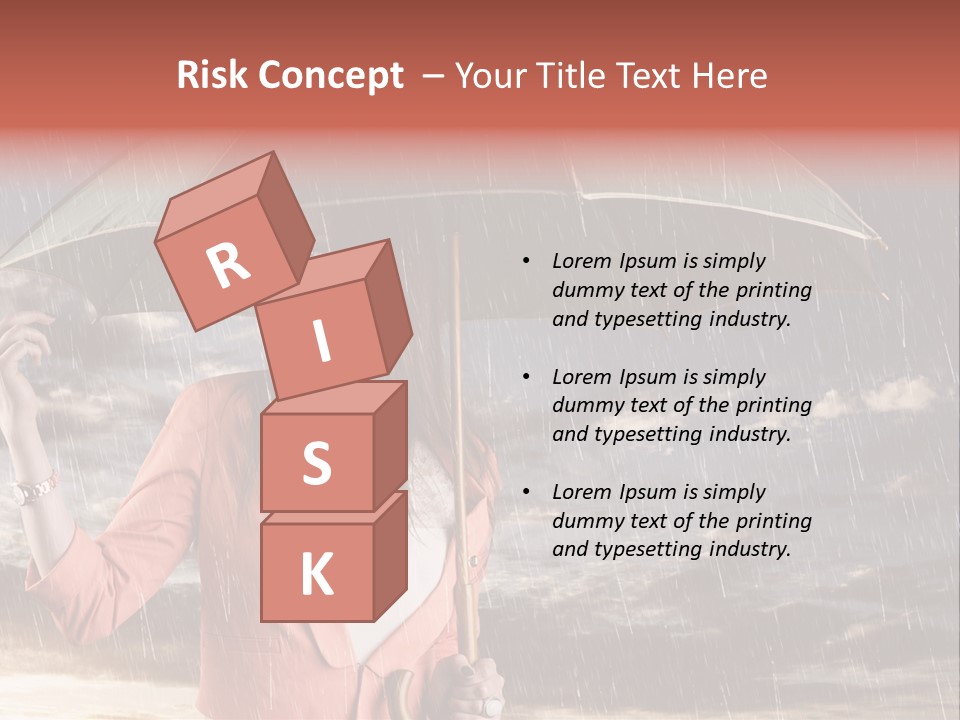 One Jacket Make Up PowerPoint Template