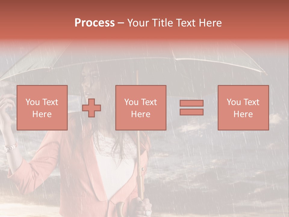 One Jacket Make Up PowerPoint Template