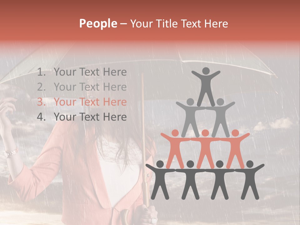 One Jacket Make Up PowerPoint Template