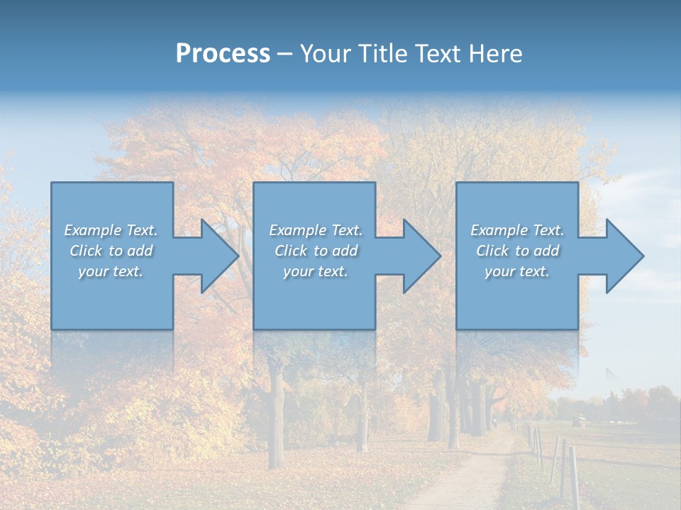 Foliage Sunlight Golden PowerPoint Template