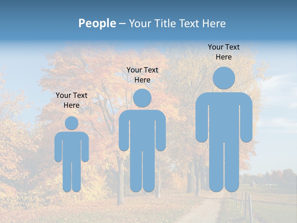 Foliage Sunlight Golden PowerPoint Template