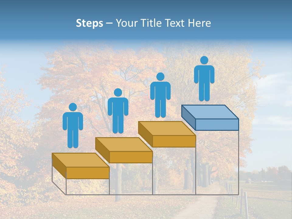 Foliage Sunlight Golden PowerPoint Template