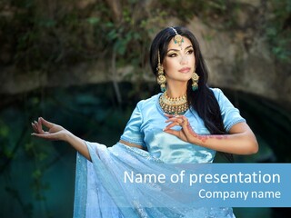 Hindu Golden Ceremony PowerPoint Template