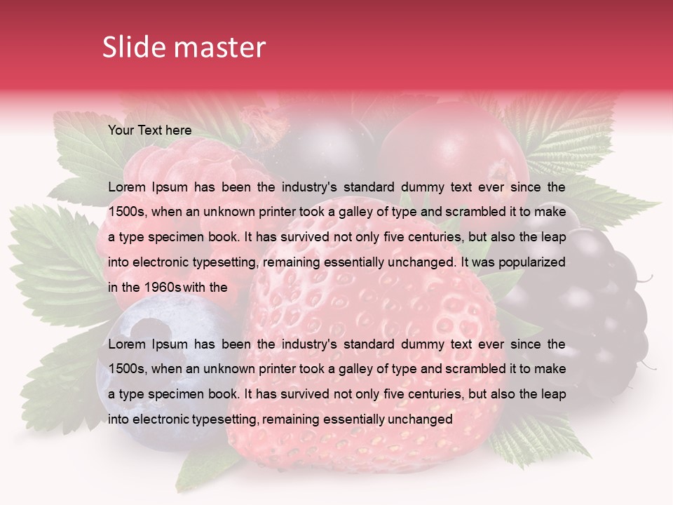 Wild Vitamin Collection PowerPoint Template