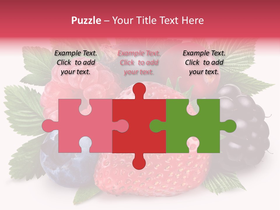 Wild Vitamin Collection PowerPoint Template