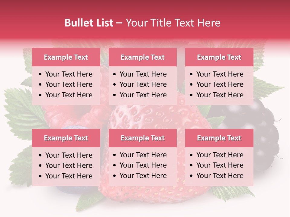 Wild Vitamin Collection PowerPoint Template