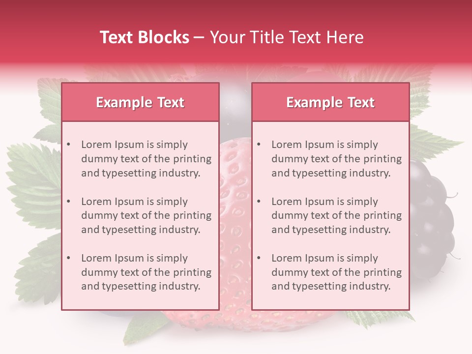 Wild Vitamin Collection PowerPoint Template