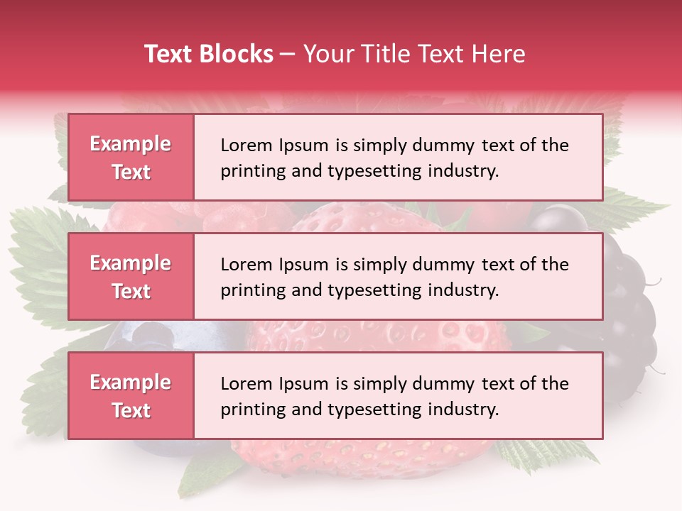 Wild Vitamin Collection PowerPoint Template