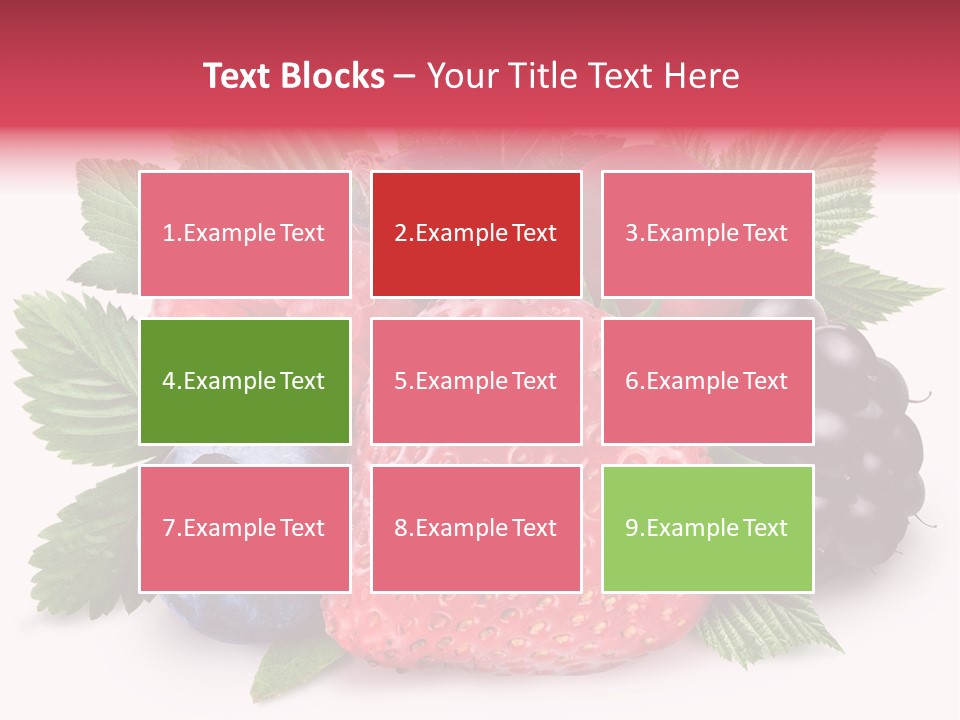 Wild Vitamin Collection PowerPoint Template