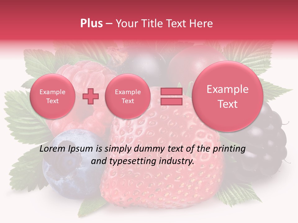 Wild Vitamin Collection PowerPoint Template
