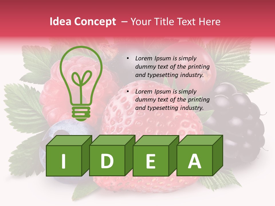 Wild Vitamin Collection PowerPoint Template