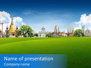 Relax Rural Pasture PowerPoint Template