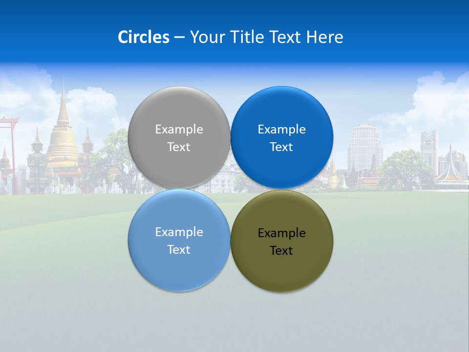 Relax Rural Pasture PowerPoint Template