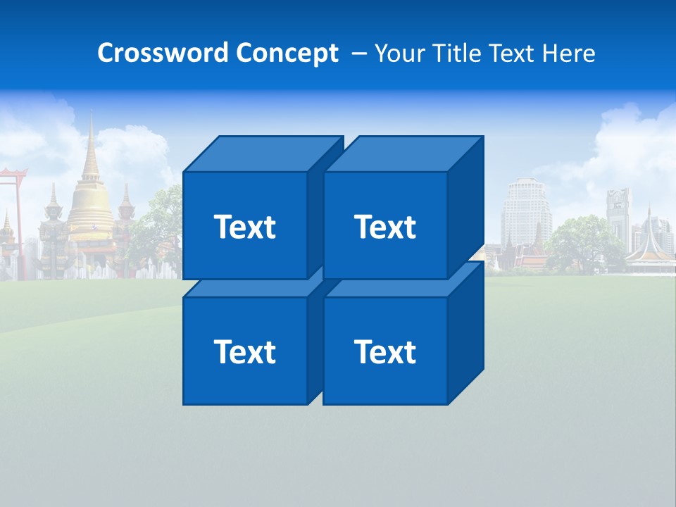 Relax Rural Pasture PowerPoint Template