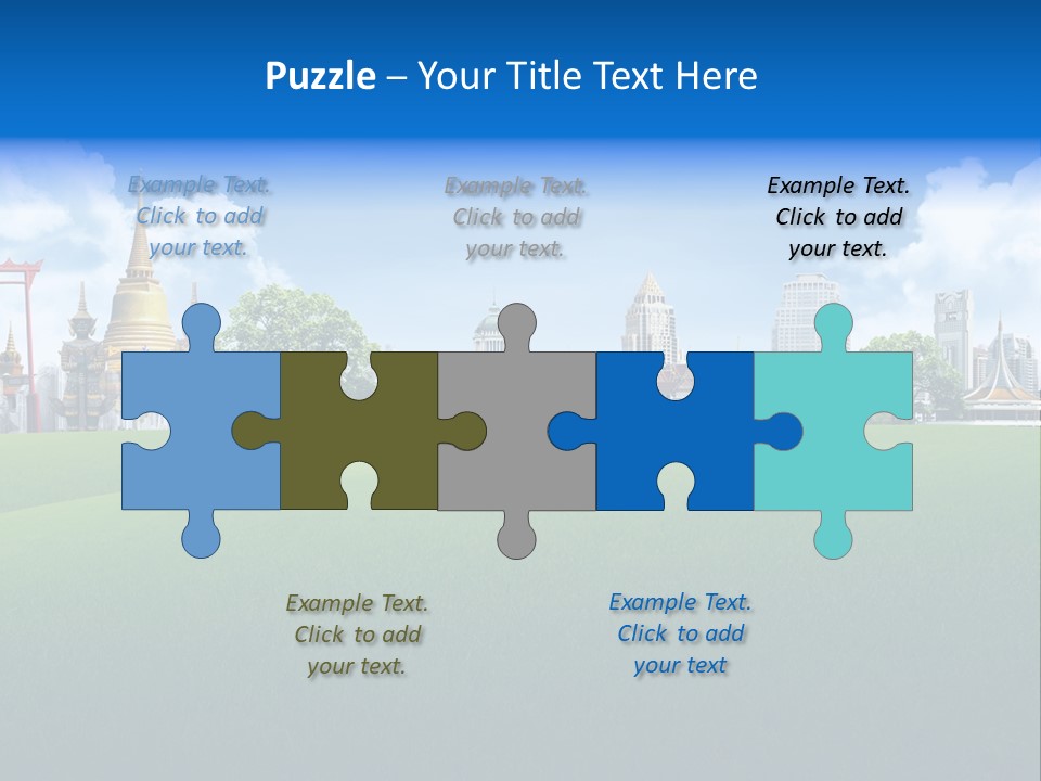 Relax Rural Pasture PowerPoint Template