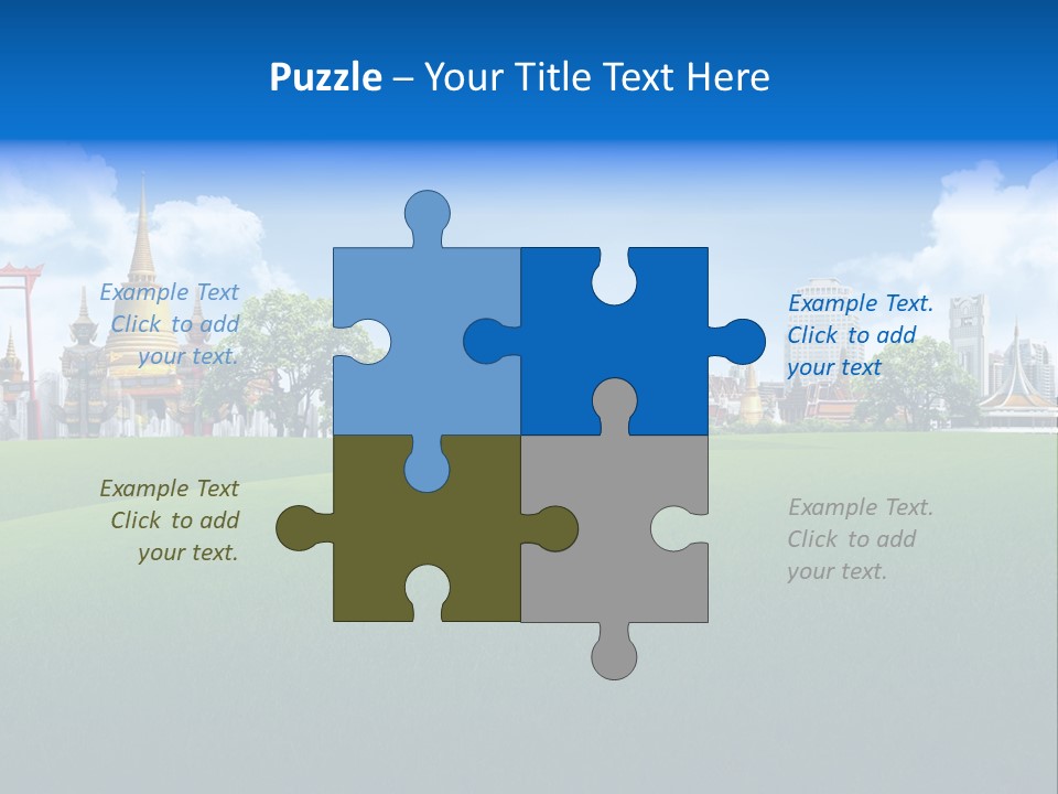 Relax Rural Pasture PowerPoint Template