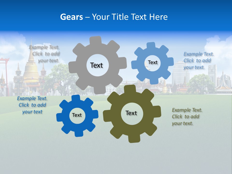 Relax Rural Pasture PowerPoint Template