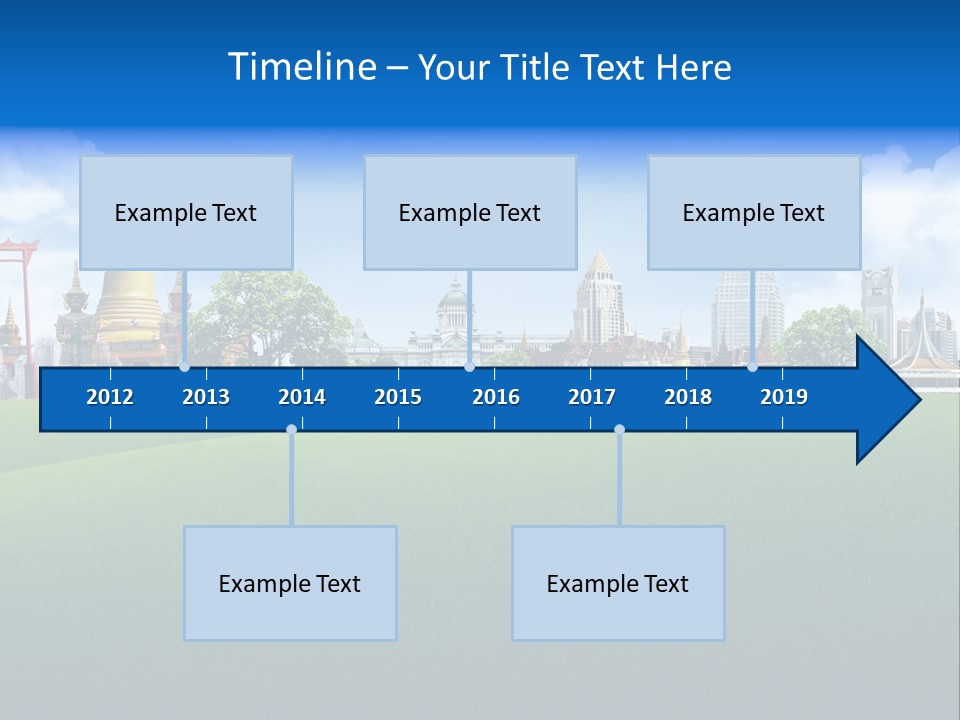 Relax Rural Pasture PowerPoint Template