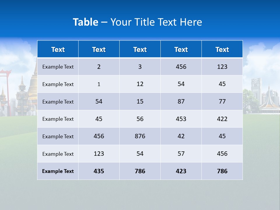 Relax Rural Pasture PowerPoint Template