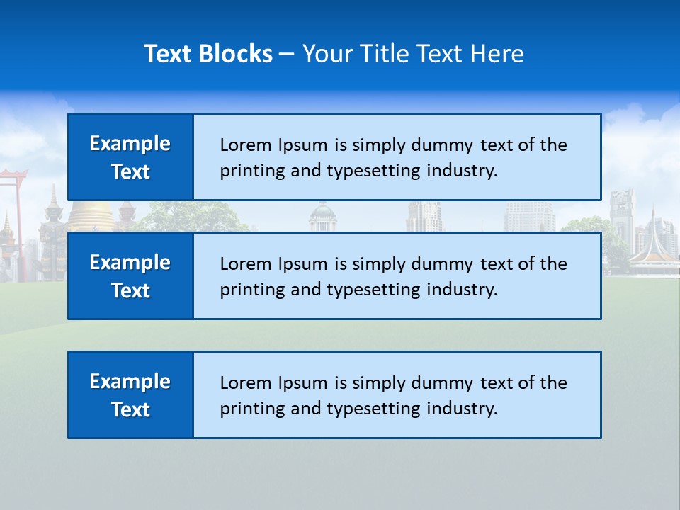 Relax Rural Pasture PowerPoint Template