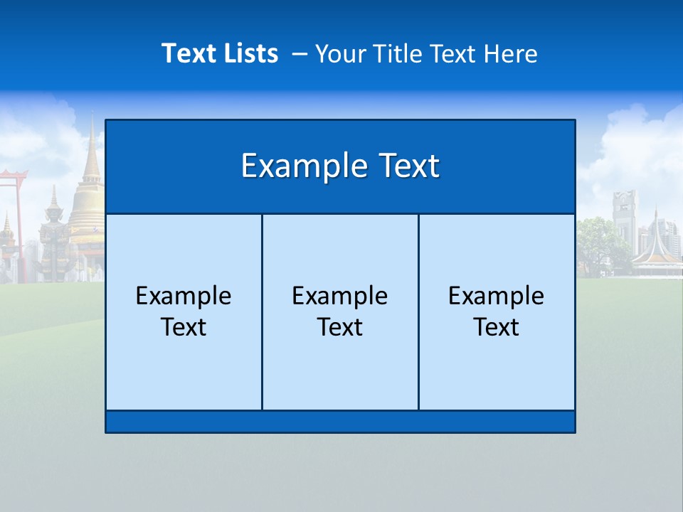 Relax Rural Pasture PowerPoint Template