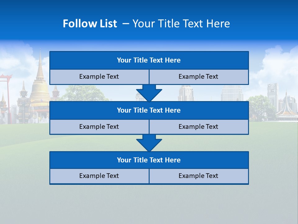 Relax Rural Pasture PowerPoint Template
