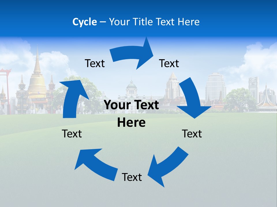 Relax Rural Pasture PowerPoint Template