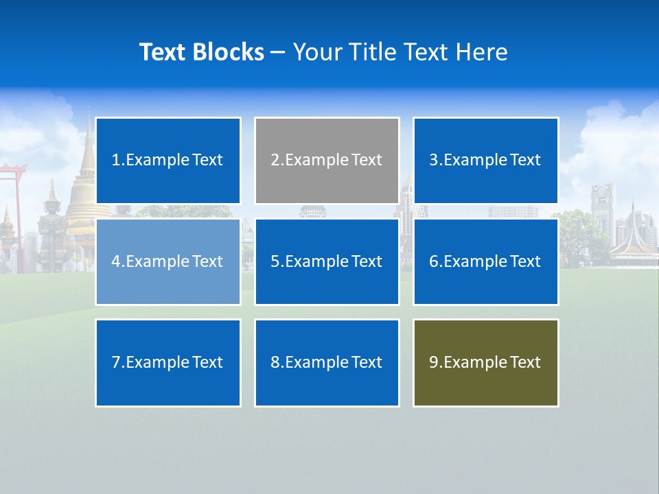 Relax Rural Pasture PowerPoint Template