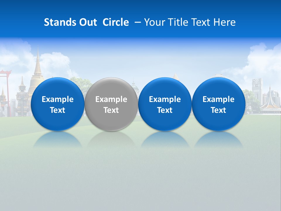 Relax Rural Pasture PowerPoint Template