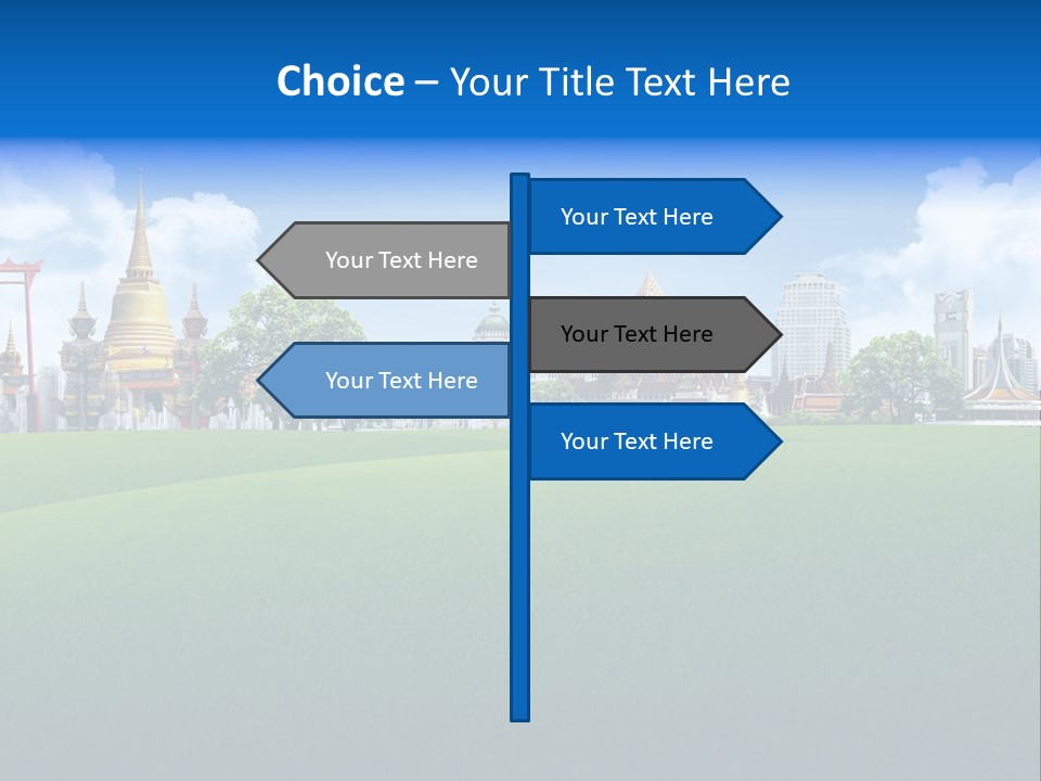 Relax Rural Pasture PowerPoint Template