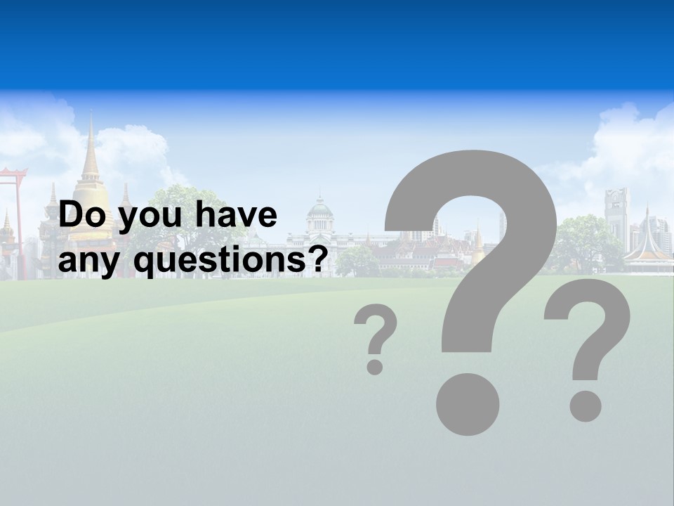 Relax Rural Pasture PowerPoint Template