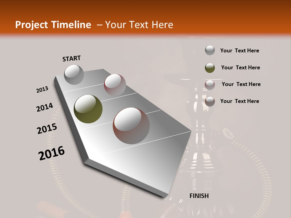 Metal Habit Silver PowerPoint Template