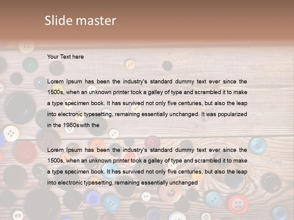 Abstract Buttons Circle PowerPoint Template