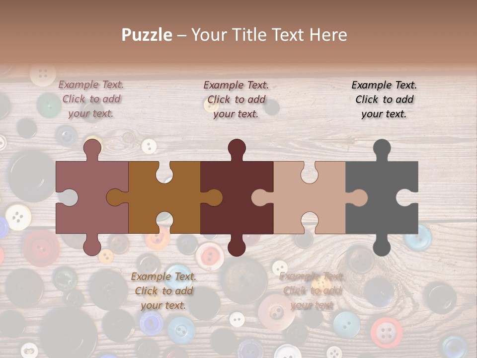 Abstract Buttons Circle PowerPoint Template