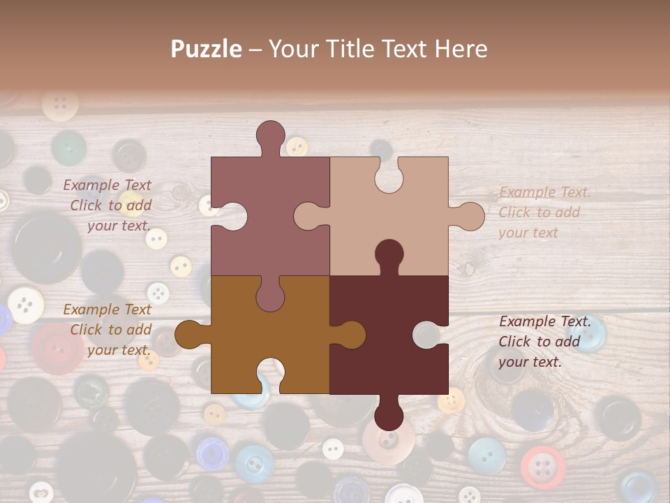 Abstract Buttons Circle PowerPoint Template