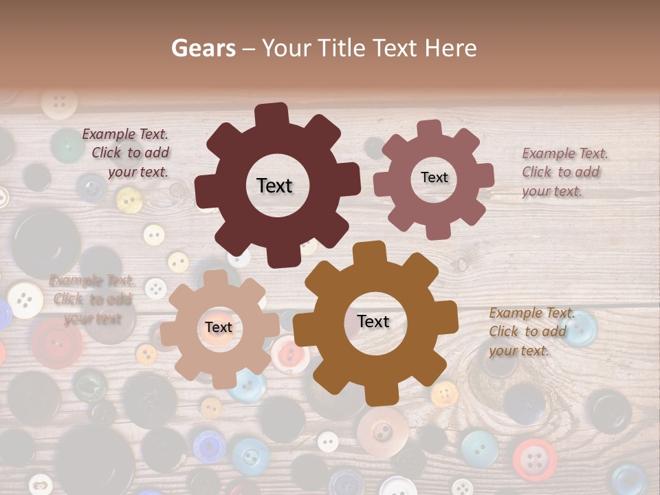 Abstract Buttons Circle PowerPoint Template