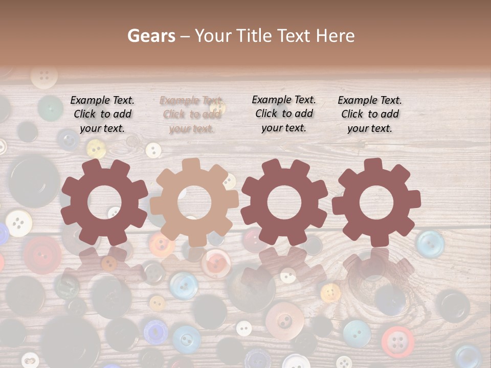 Abstract Buttons Circle PowerPoint Template