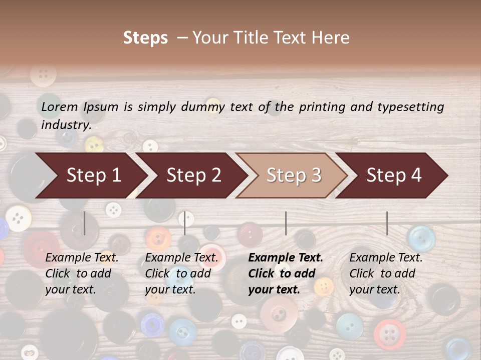 Abstract Buttons Circle PowerPoint Template